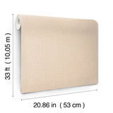 Chesapeake 4191-83035 Sonia Beige Faux Linen Wallpaper