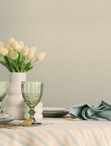 Chesapeake 4191-83035 Sonia Beige Faux Linen Wallpaper