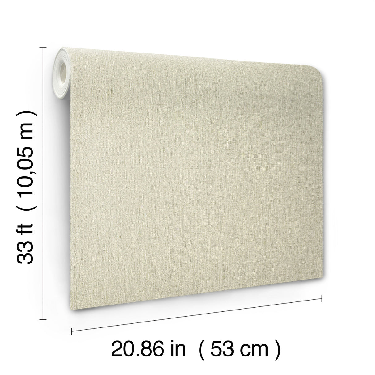 Chesapeake 4191-83036 Sonia Light Green Faux Linen Wallpaper