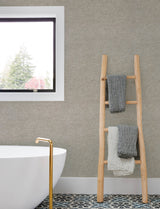 Chesapeake 4191-83039 Tansy Dark Grey Distressed Wallpaper