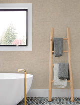 Chesapeake 4191-83040 Tansy Taupe Distressed Wallpaper