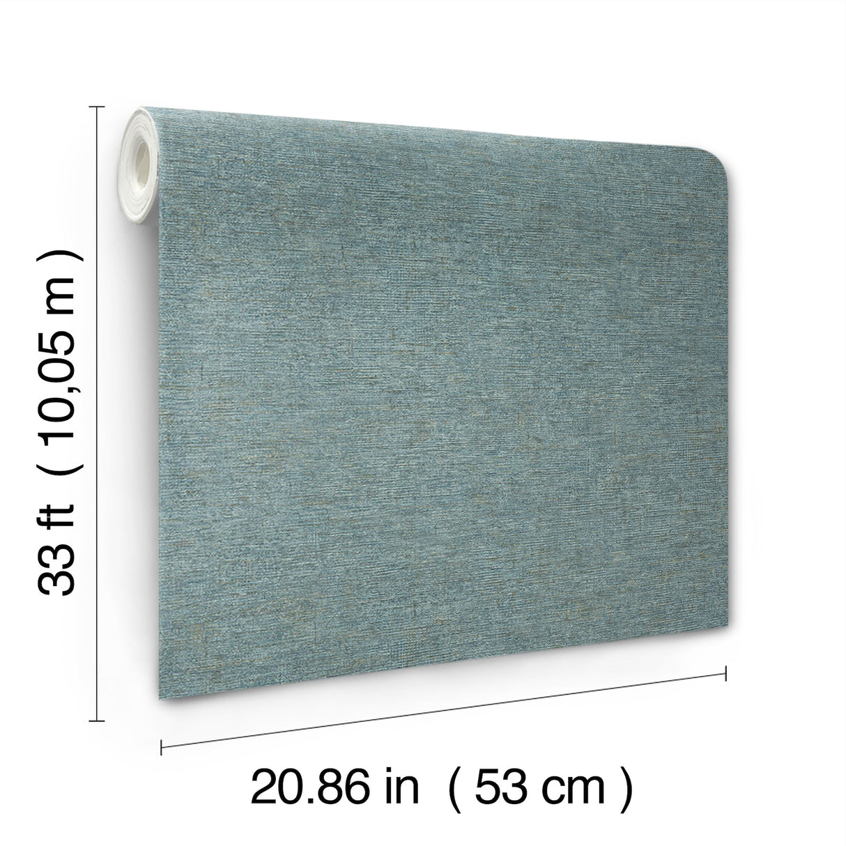 Chesapeake 4191-83042 Tansy Teal Distressed Wallpaper