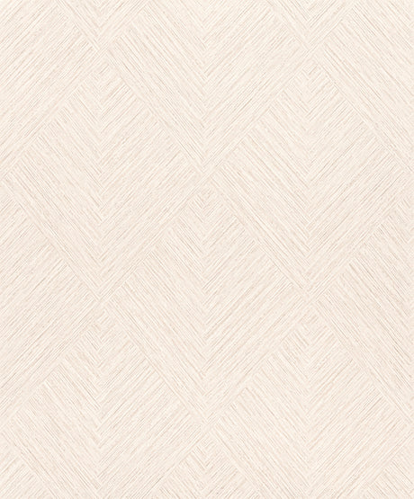 Chesapeake 4191-83043 Hollis Beige Textured Diamond Wallpape