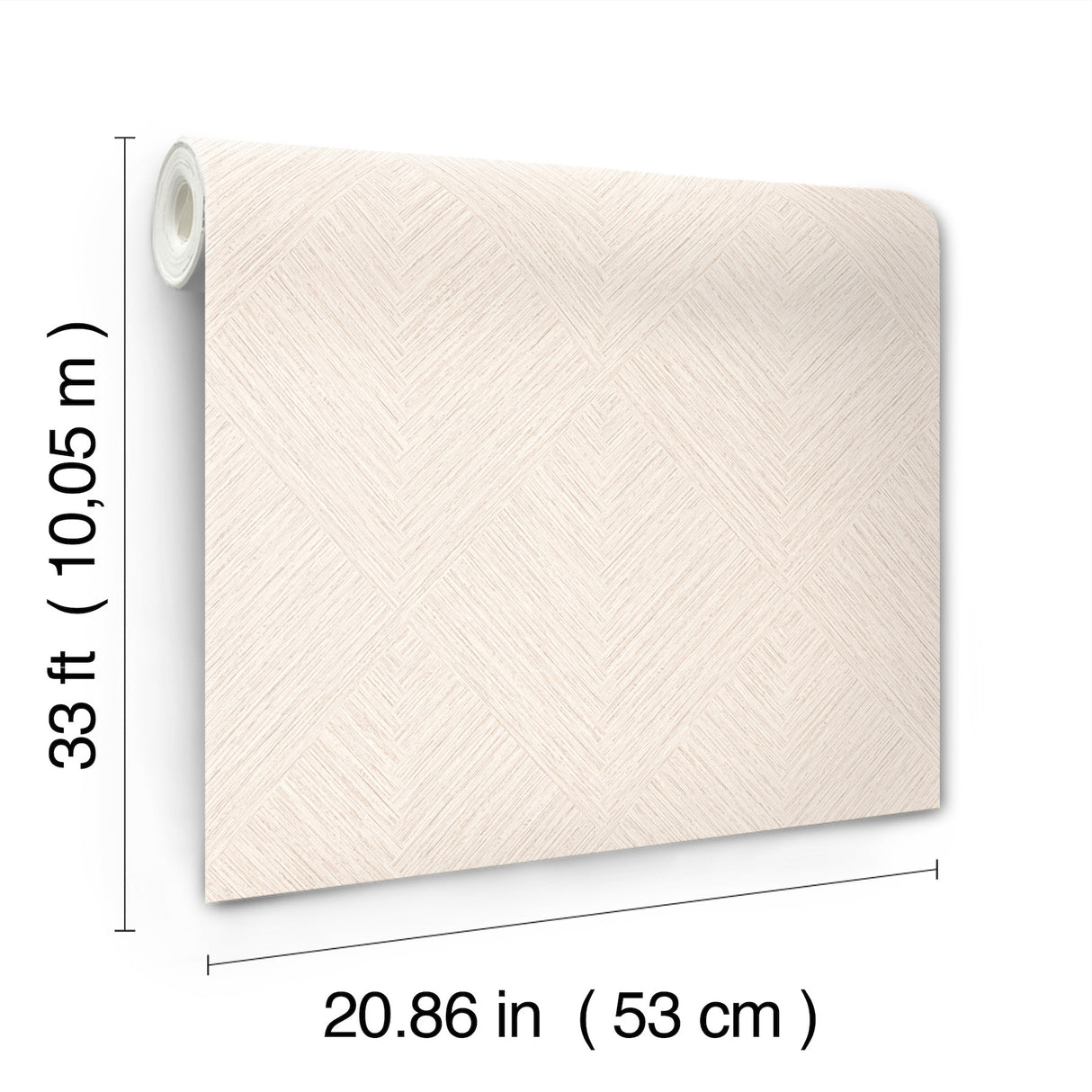 Chesapeake 4191-83043 Hollis Beige Textured Diamond Wallpape