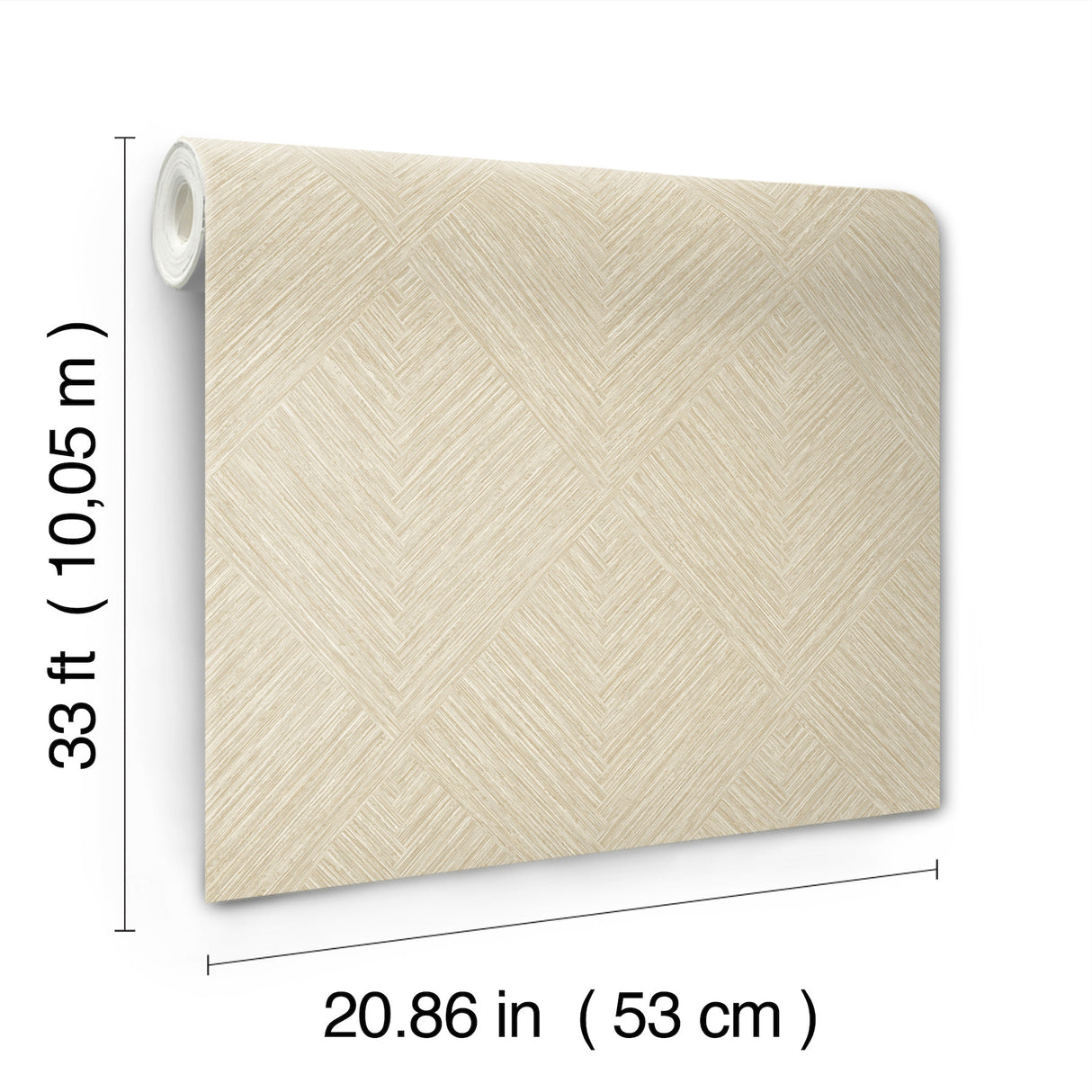 Chesapeake 4191-83044 Hollis Light Brown Textured Diamond Wa