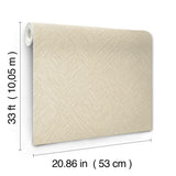 Chesapeake 4191-83044 Hollis Light Brown Textured Diamond Wa