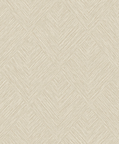 Chesapeake 4191-83045 Hollis Taupe Textured Diamond Wallpape