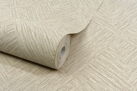 Chesapeake 4191-83045 Hollis Taupe Textured Diamond Wallpape
