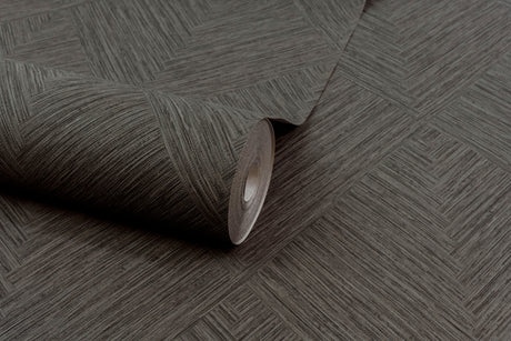 Chesapeake 4191-83046 Hollis Charcoal Textured Diamond Wallp