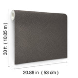 Chesapeake 4191-83046 Hollis Charcoal Textured Diamond Wallp
