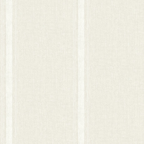 Chesapeake 4192-12465 Linette Cream Fabric Stripe Wallpaper