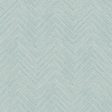 Chesapeake 4192-13672 Caladesi Aqua Linen Chevron Wallpaper