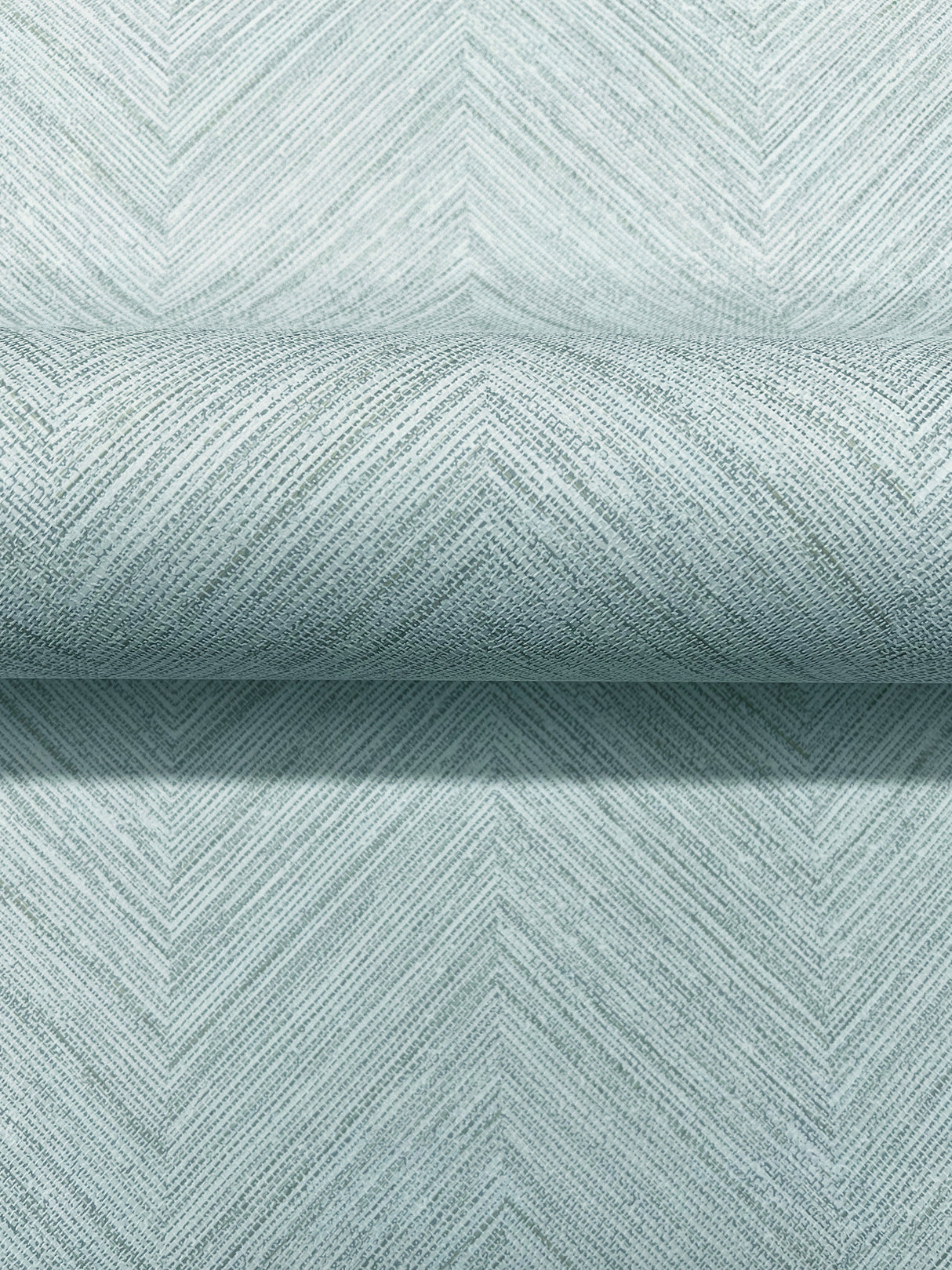 Chesapeake 4192-13672 Caladesi Aqua Linen Chevron Wallpaper