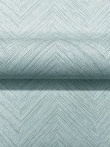 Chesapeake 4192-13672 Caladesi Aqua Linen Chevron Wallpaper