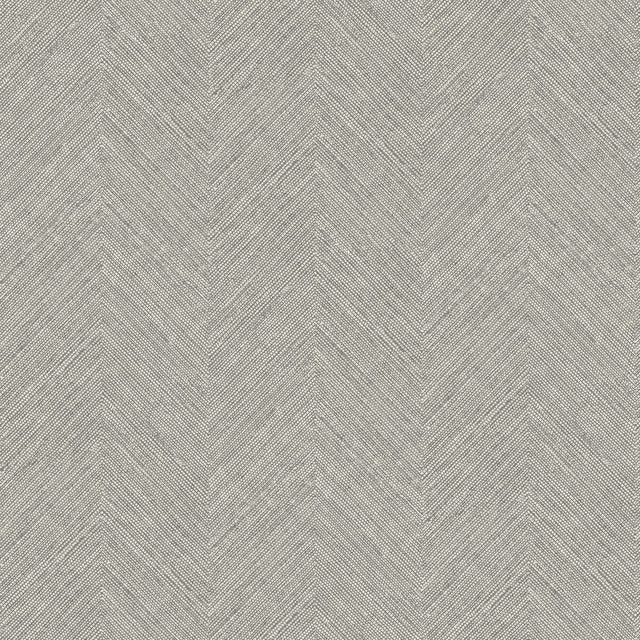 Chesapeake 4192-13674 Caladesi Dark Grey Linen Chevron Wallp