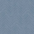 Chesapeake 4192-13678 Caladesi Blue Linen Chevron Wallpaper