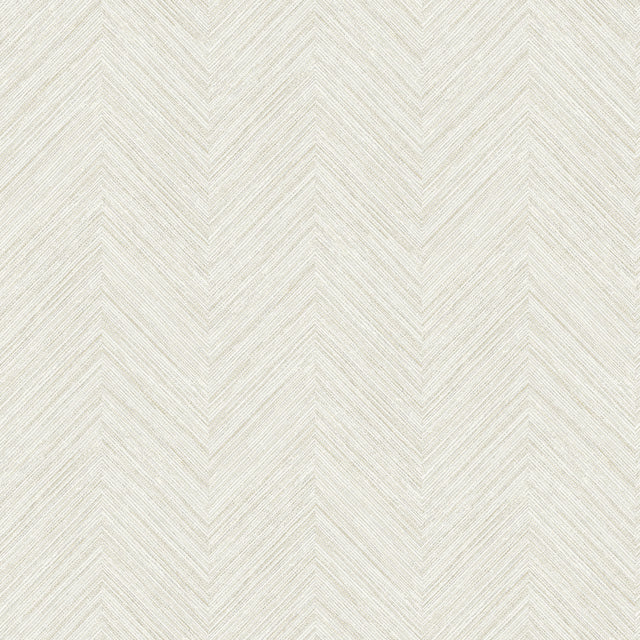 Chesapeake 4192-13679 Caladesi Light Grey Linen Chevron Wall