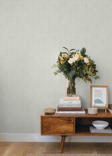 Chesapeake 4192-13679 Caladesi Light Grey Linen Chevron Wall