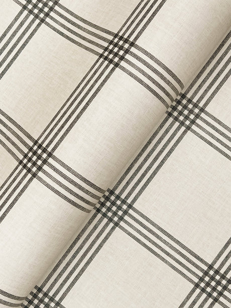 Chesapeake 4192-24479 Twain Black Plaid Wallpaper