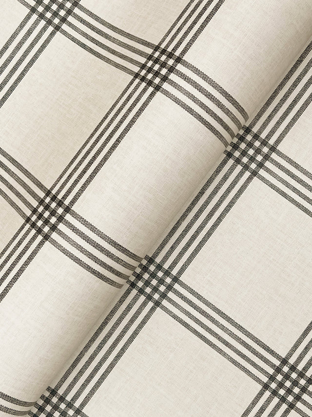Chesapeake 4192-24479 Twain Black Plaid Wallpaper