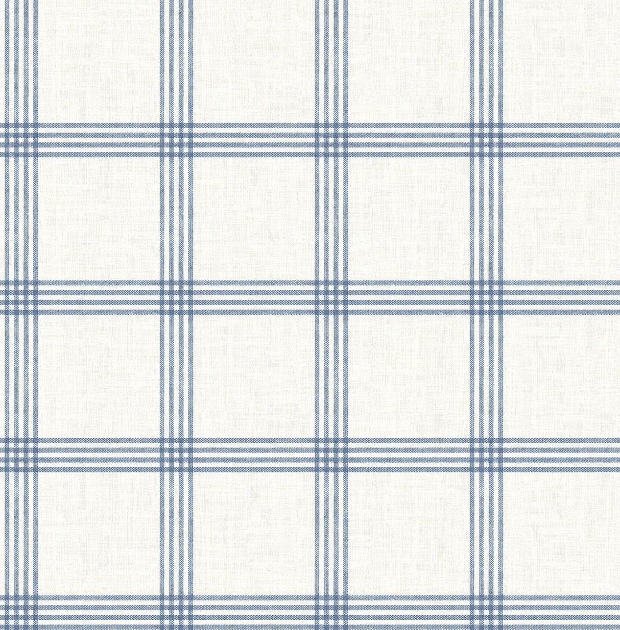 Chesapeake 4192-26993 Twain Denim Plaid Wallpaper
