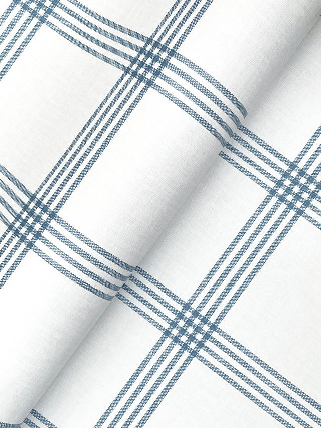 Chesapeake 4192-26993 Twain Denim Plaid Wallpaper