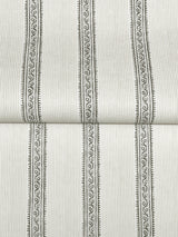 Chesapeake 4192-27426 Mandevilla Black Vine Stripe Wallpaper