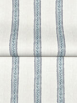 Chesapeake 4192-27428 Mandevilla Blue Vine Stripe Wallpaper