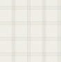 Chesapeake 4192-27606 Auberge White Plaid Wallpaper
