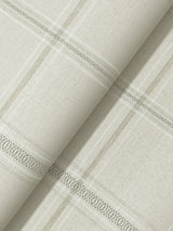 Chesapeake 4192-27608 Auberge Taupe Plaid Wallpaper