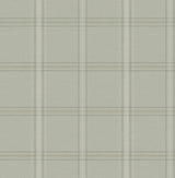 Chesapeake 4192-27609 Auberge Sage Plaid Wallpaper