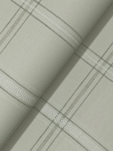 Chesapeake 4192-27609 Auberge Sage Plaid Wallpaper