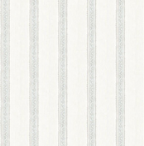 Chesapeake 4192-27690 Mandevilla Light Blue Vine Stripe Wall