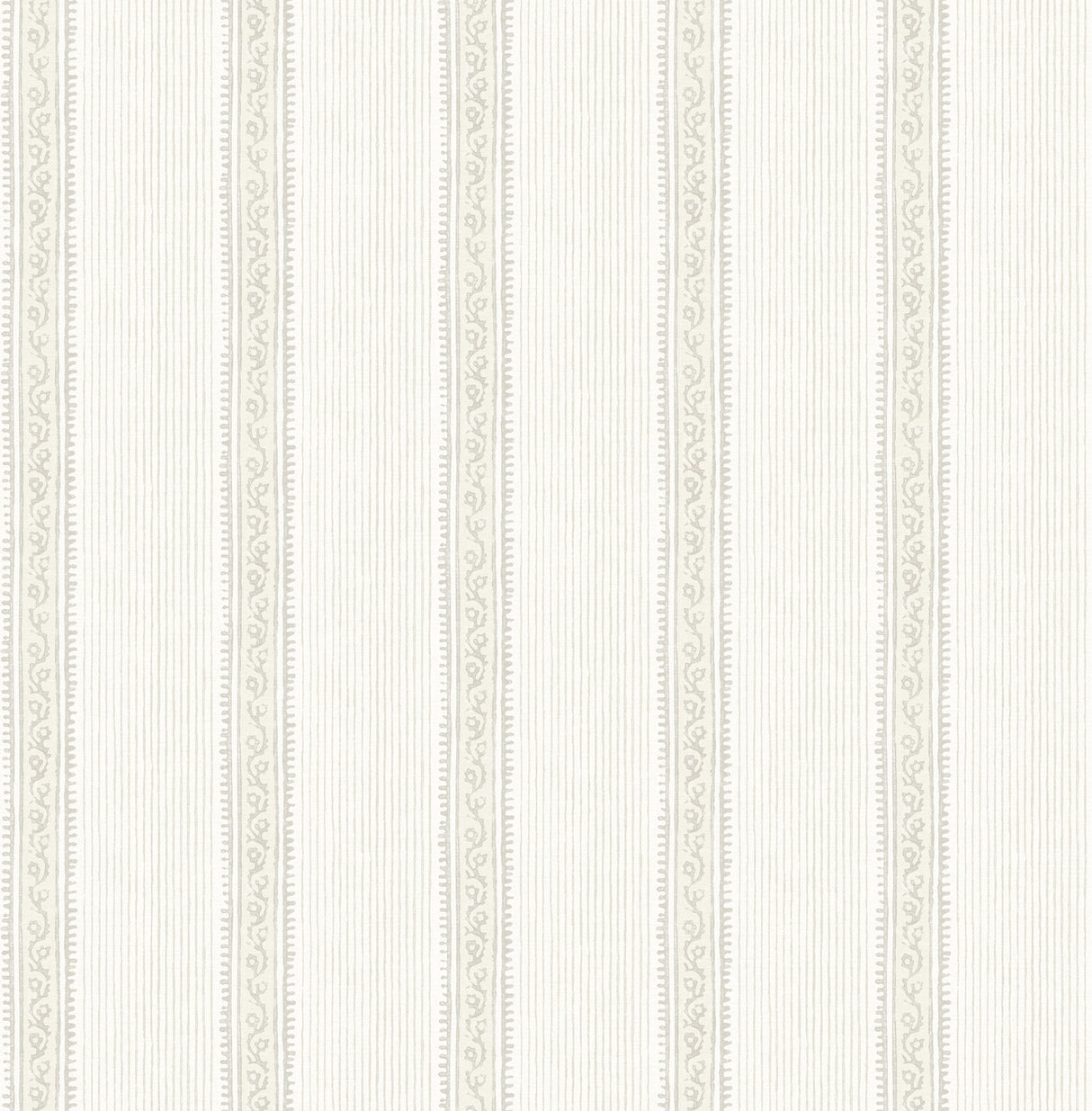 Chesapeake 4192-27691 Mandevilla Beige Vine Stripe Wallpaper