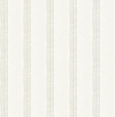 Chesapeake 4192-27691 Mandevilla Beige Vine Stripe Wallpaper