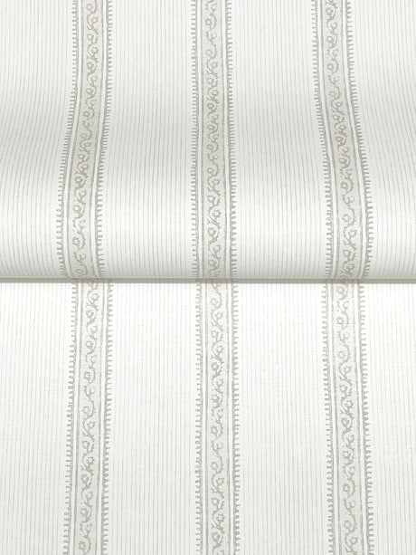 Chesapeake 4192-27691 Mandevilla Beige Vine Stripe Wallpaper