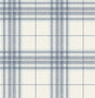 Chesapeake 4192-27692 Cabin Check Blue Plaid Wallpaper