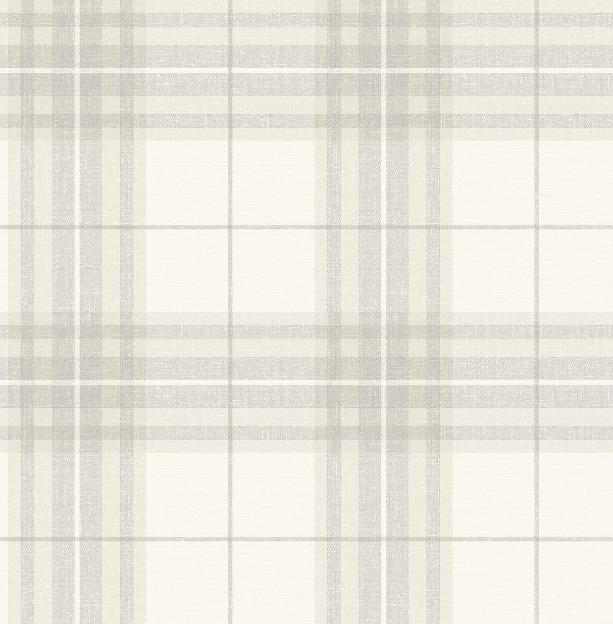 Chesapeake 4192-27693 Cabin Check Grey Plaid Wallpaper