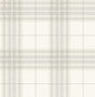 Chesapeake 4192-27693 Cabin Check Grey Plaid Wallpaper