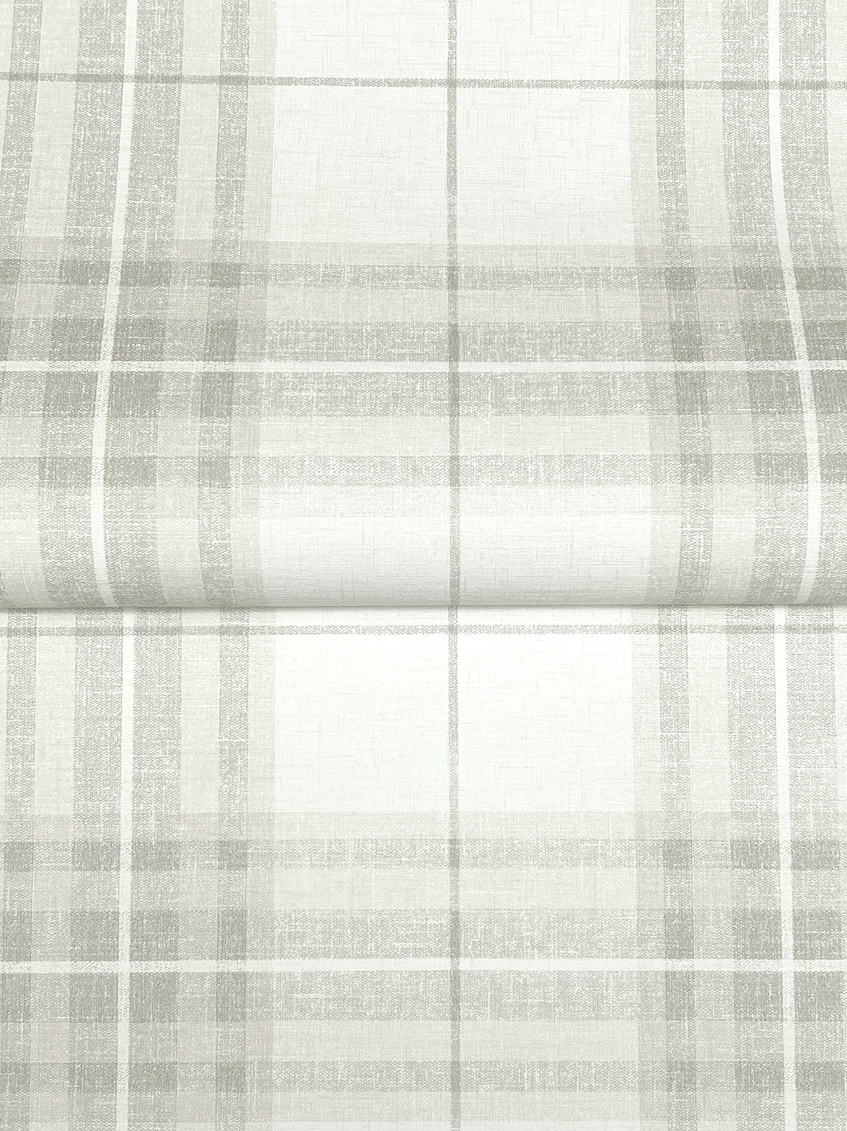 Chesapeake 4192-27693 Cabin Check Grey Plaid Wallpaper