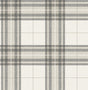 Chesapeake 4192-27694 Cabin Check Charcoal Plaid Wallpaper