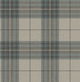Chesapeake 4192-27695 Cabin Check Teal Plaid Wallpaper