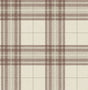 Chesapeake 4192-27696 Cabin Check Rust Plaid Wallpaper