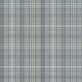 Chesapeake 4192-330214 Austin Slate Plaid Wallpaper