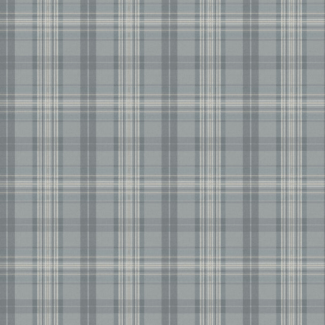 Chesapeake 4192-330214 Austin Slate Plaid Wallpaper