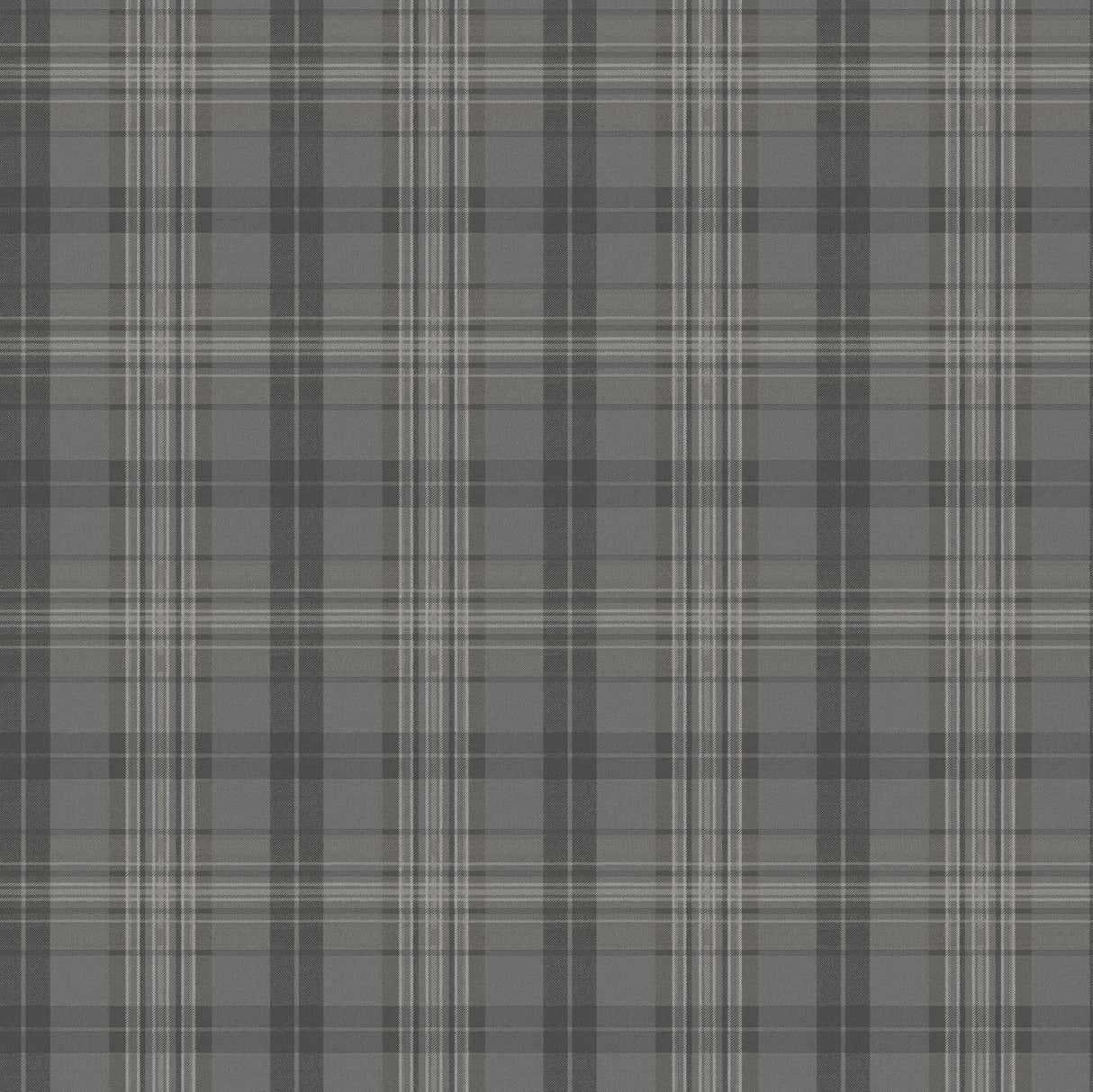 Chesapeake 4192-330215 Austin Charcoal Plaid Wallpaper