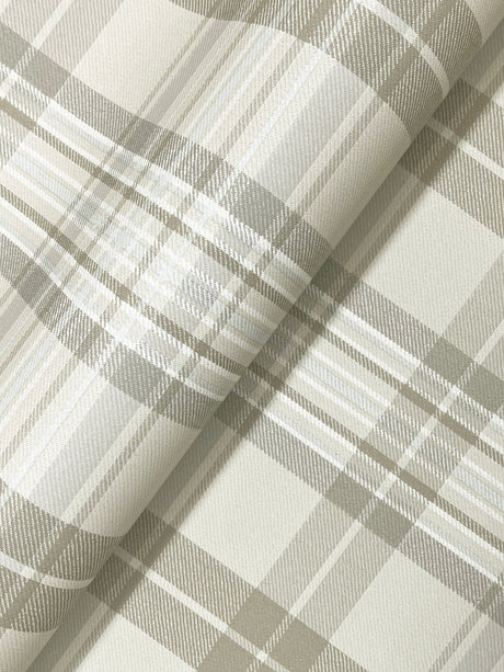 Chesapeake 4192-330216 Austin Beige Plaid Wallpaper