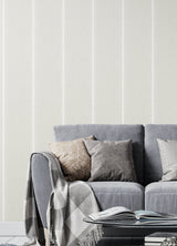 Chesapeake 4192-70070 Linette Beige Fabric Stripe Wallpaper