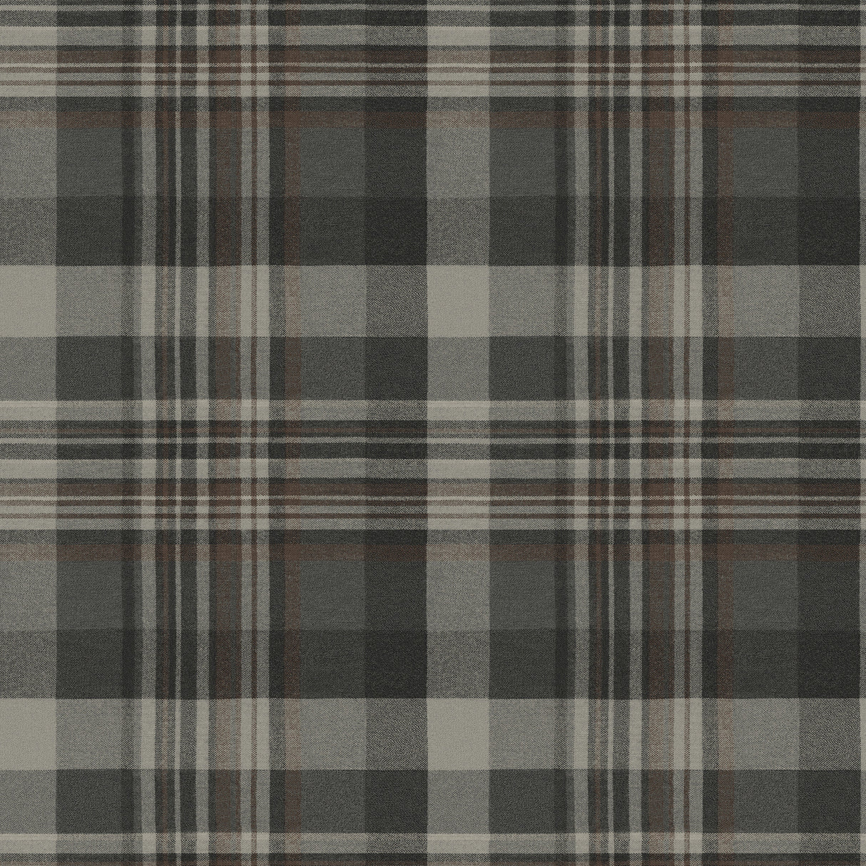 Chesapeake 4192-72632 Dutton Plaid Charcoal Flannel Wallpape