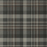 Chesapeake 4192-72632 Dutton Plaid Charcoal Flannel Wallpape